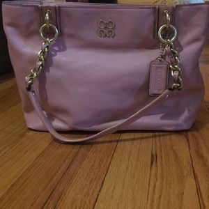 Pink Coach Bag- Cover Included